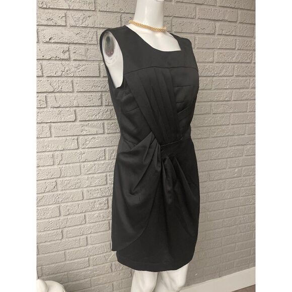 Twenty One Black Sleeveless Pleated Dress Size L - Picture 3 of 8